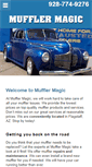 Mobile Screenshot of mufflermagicaz.com